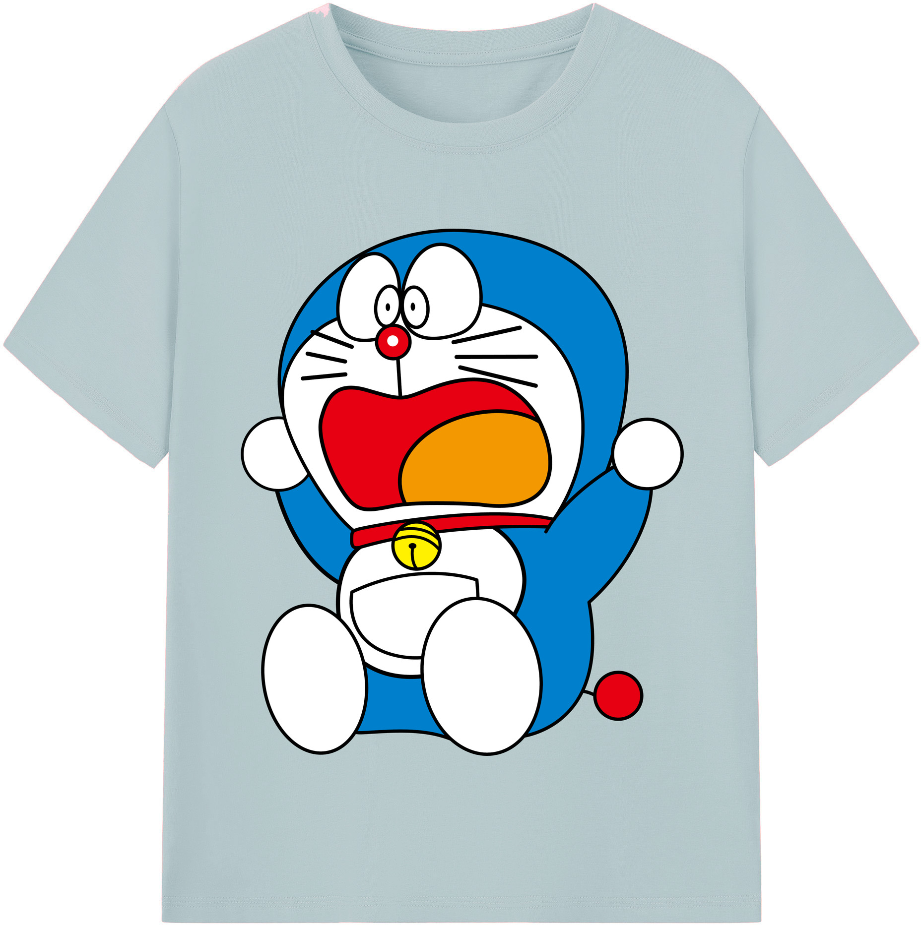 （画像用） ドラえもん Doraemon 綿100％半袖Tシャツ（フロントプリント）